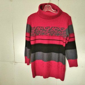 Turtleneck knitted Sweater/Mini Dress